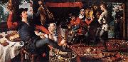 Pieter Aertsen The Egg Dance painting